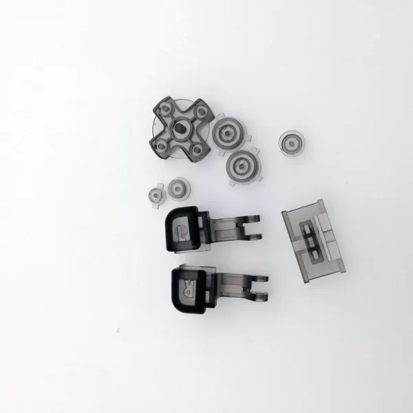 New GBA SP Extra Buttons Full Replacement 19 Colors Available, for Nintendo Gameboy Advance SP Console Original / Refurbished / IPS Modded, Clear A B D-Pad Select Start Power On/Off L R Button 9 PCS Spare Parts Accessories - Image 5