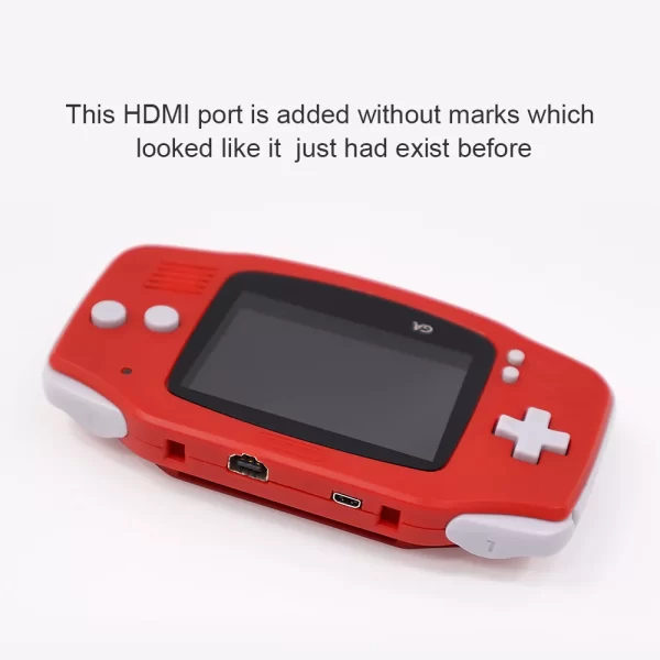New 40-Pin GBA HDMI Adapter HDTV Converter PCB Mod Kit, for 40-Pin Original Gameboy Advance AGS-101 V2 IPS Backlight LCD Modded Console, Micro HDMI Output Playing Games on TV Set, Internal PCB Board / Ribbon Cables / Tools - Image 2