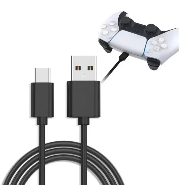 High-Quality PS5 Controller USB-C Charging Cable Charge Cord 3 Meters, for Sony PlayStation 5 Xbox One Elite Series 2, Xbox Series S/X Controllers Switch OLED, 1M 2M 3M Long Type-C Charger Power Line Wire Accessories