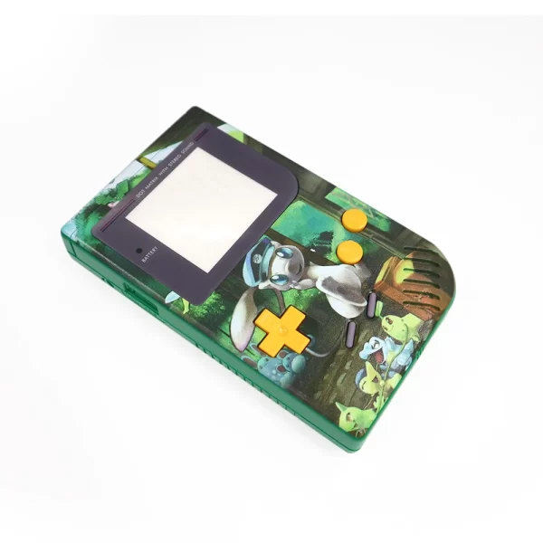 Customized GBO GB DMG Housing Case Shells Full Set Replacement Multi Patterns, for Nintendo Gameboy Original Classic Console, DIY UV Printing Colorful Outer Cover Enclosure + Buttons, Screen Lens, Rubber Pads, Label, Tools - Image 4