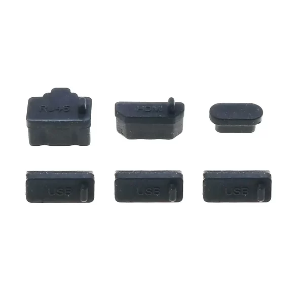 New PS5 PS4 PS3 Silicone Dust Plugs Multi-Color 6 PCS Set, for Sony PlayStation 5 4 3 Video Game Console, Anti-dust HDMI USB Socket Port Interface Dustproof Rubbber Plugs Protective Cover Spare Parts Accessories - Image 4
