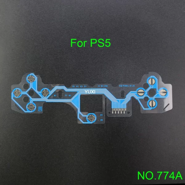 PS5 PS4 PS3 PS2 Controller KeyPad Flex Cable Circuit Board Ribbon Replacement, for Sony PlayStation 5 4 3 2 Pro Slim Wireless Controllers, Conductive Film PCB Conducting Flexible Cables Spare Parts Accessories - Image 3