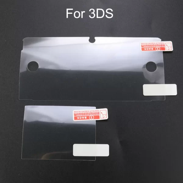 New 3DS XL Screen Protector Clear Soft Protective Film, for Nintendo 2DS 3DS XL/LL 3DSXL 3DSLL DS NDS Lite NDSL Handheld Console, High Transmission Transparent Top / Bottom Display Surface Guard Skin Anti-scratch Cover Accessories - Image 5