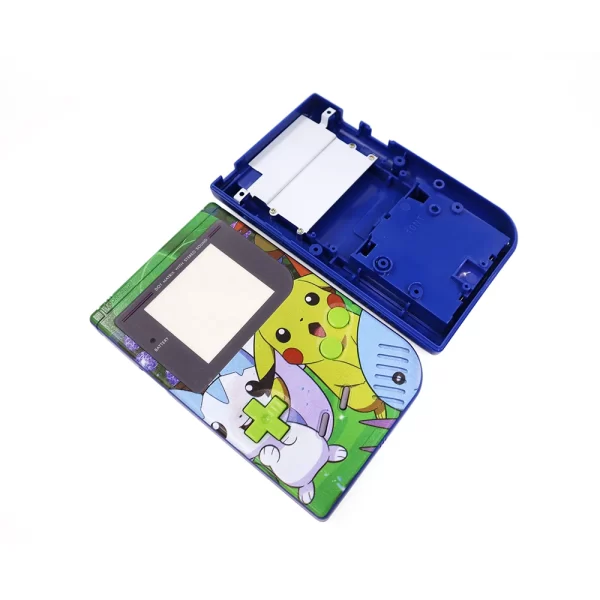 Customized GBO GB DMG Housing Case Shells Full Set Replacement Multi Patterns, for Nintendo Gameboy Original Classic Console, DIY UV Printing Colorful Outer Cover Enclosure + Buttons, Screen Lens, Rubber Pads, Label, Tools - Image 6