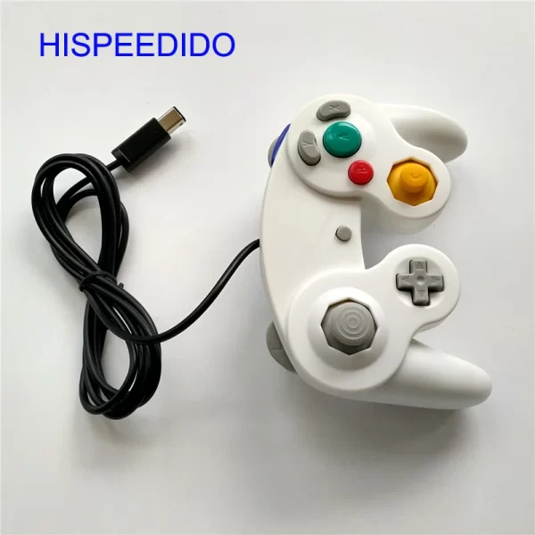 New Gamecube Wired Controller for Nintendo Switch Game Cubes Gaming Console, High Quality Joystick Controllers Black / White / Blue 3 Colors NGC GC Gamepad with GC Port Accessories - Image 3