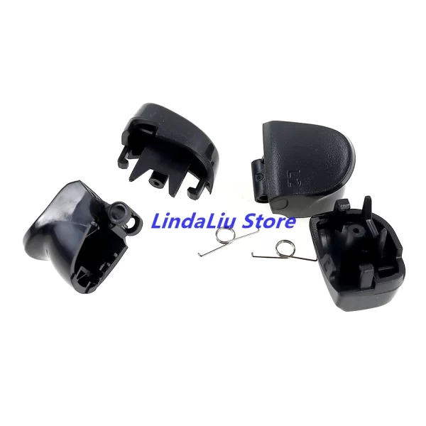 PS5 Controller V1 V2 V3 Trigger Replacement L1 R1 L2 R2 Button + Springs Kit, for Sony PlayStation 5 BDM-010 BDM-020 BDM-030 Wireless Controllers, Black Left / Right Shoulder Buttons Triggers Repair Spare Parts - Image 2
