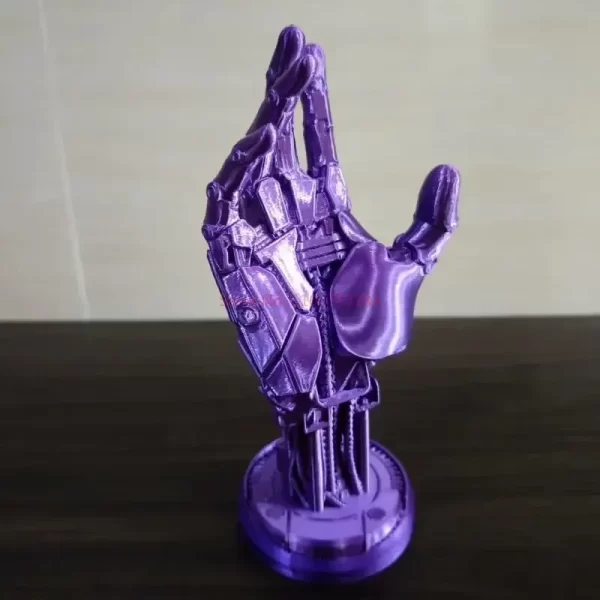 PS5 Xbox One Controller Desktop Stand Creative Robotic Arm Holder Rack, for Sony PS3 PS4 PS5 Xbox 360 One S Elite Series X / S Switch Pro Controllers, Universal Cyberpunk Manipulator Johnny's Hand Table Showing Support Bracket - Image 5