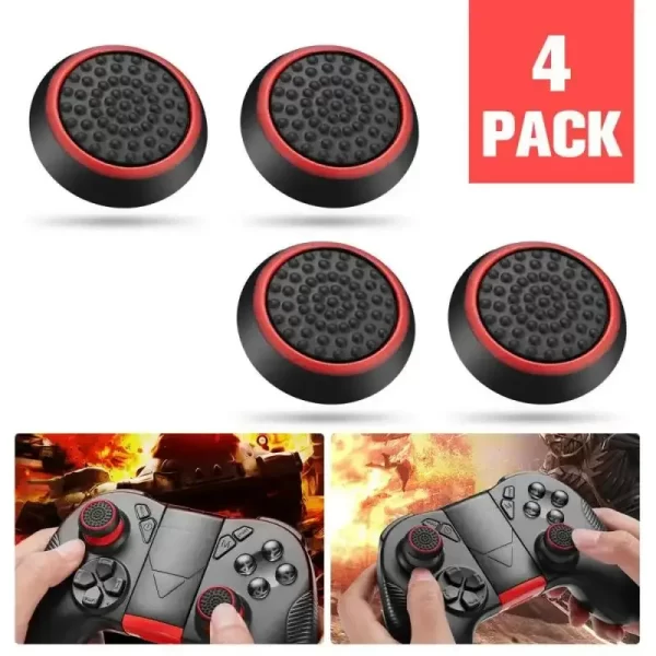 Pack 10 Xbox One Controller Non-slip Thumb Grips Joystick Cap Cover Multi-Color, for Sony PlayStation 3 4 5 PS3 PS4 PS5 Xbox 360 One Series X/S Wii U Controller, Personalized Silicone Soft ThumbStick Protection Accessories - Image 4