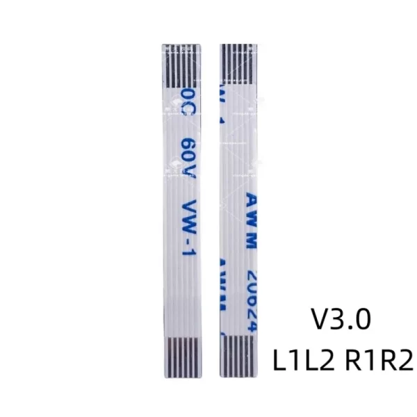 New PS5 Controller V1 V2 V3 V4 Trigger Ribbon L1 L2 R1 R2 Cable Replacement, for PlayStation 5 PS5 DualSense Controllers, Left Right Shoulder Motor Connect to Button Board Flex Cables 1 Set Spare Parts Accessories - Image 4