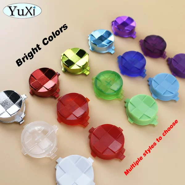 New Xbox Series Controller Extra D-Pad Buttons Replacement Multi-Color, for Microsoft Xbox Series X / S Wireless Controllers, Chrome Plating / Clear / Solid Colors Cross Key Direction Pad Button Plastic Spare Parts Accessories - Image 6