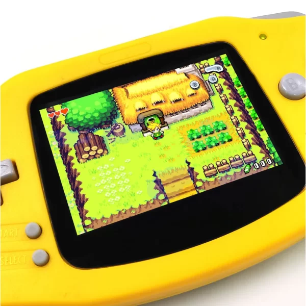 New GBA V2 IPS LCD Mod Kit Retro Game Replacement Screen Upgrade, Gameboy Advance High Brightness Backlight Display + Multi-Color Pre-cut Housing Case set + Customised Black Glass Screen Lens + Repair Tools Accessories - Image 2