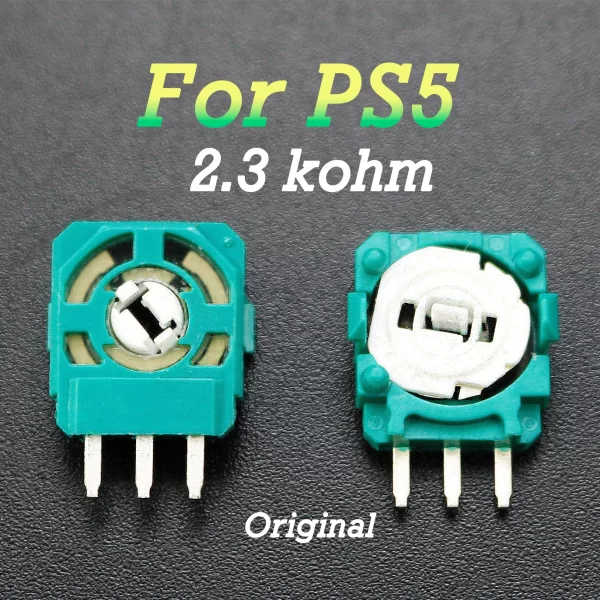Original PS4 PS5 Controller Trimmer Potentiometer Resistor Motion Sensor Pack 2 Replacement, for Sony PlayStation 5 4 Slim / Pro Wireless Controllers, 10K 2.3K Oms 3D Analog Rocker Micro Switch Thumbstick Axis Trim Pot Accessories - Image 4