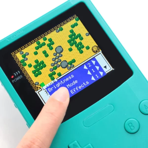 GBC Touch Amoled Laminated Screen IPS OLED Mod Kit Replacement + Pre-cut Housing Shell Case, for Nintendo Gameboy Color Game Console, Large High Definition Display 4 Retro Pixel 16-to-1 Glass Len OSD Menu 32 Logo 10 Brightness Levels - Image 5