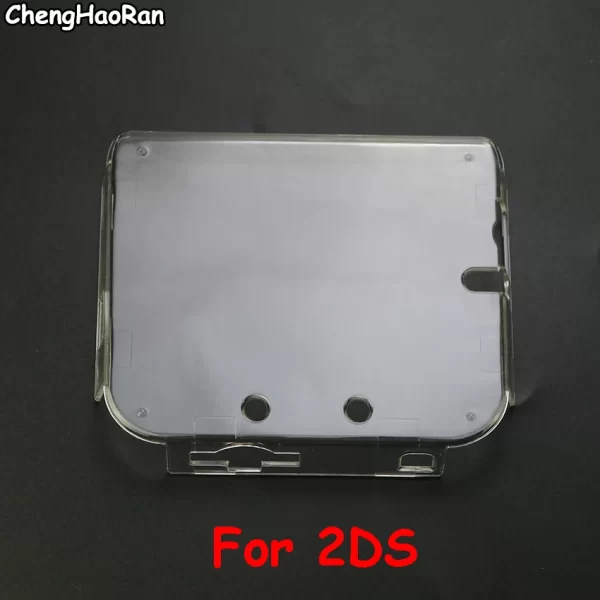 New 2DS 3DS NDSi Protective Crystal Shell Clear Hard Case, for Nintendo DSi XL New 3DS XL / LL Switch OLED Joy-Con Sony PSP PS Vita 1000 2000 3000 Consoles, Anti-Scratch Transparent All-Round Protection Housing Cover Accessories - Image 2