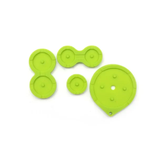New GBA SP Buttons Conductive Rubber Pads Silicone Membranes Replacement, for Nintendo Gameboy Advance SP Original / Refurbished / Modded Console, Multi-Color Silicon A B D-Pad Keypad Conducting Mat Spare Parts Accessories - Image 4