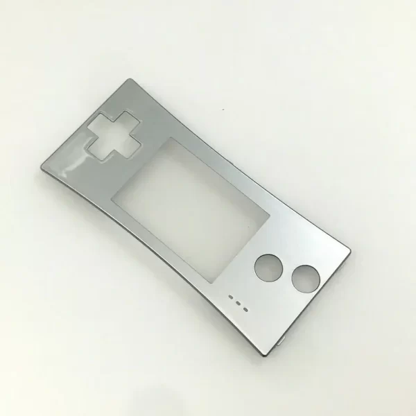 New GBM Extra Faceplate Replacement 6 Colors Available, for Nintendo Gameboy Micro Handheld Game Console, Chrome Finished Front Panel Top Cover Plate Shell w/ Screen Protector Spare Parts - Image 4