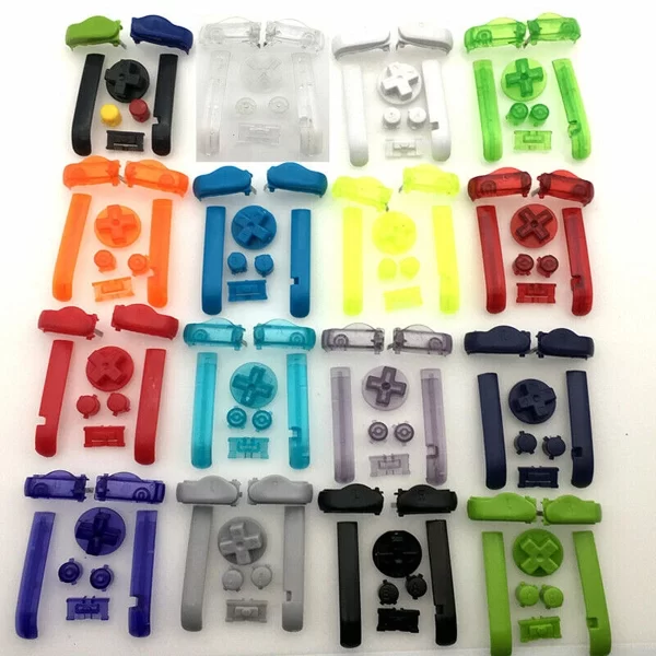 New GBA Extra Buttons Full Set Replacement 19 Colors Available, for Nintendo Gameboy Advance Handheld Game Console, Custom DIY Colorful A B L R D-Pad Power On / Off Key Button 8 PCS Spare Parts Accessories - Image 2