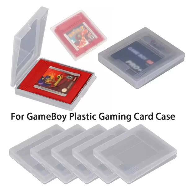 New 3DS Game Card Storage Single Cartridge Protective Cover Box, for Nintendo DS 2D 3DS DSi XL / LL New3DS NDS NDSi Gameboy Handheld Game Consoles, Plastic Clear Portable Gaming Cards Protector Carrying Pocket Accessories