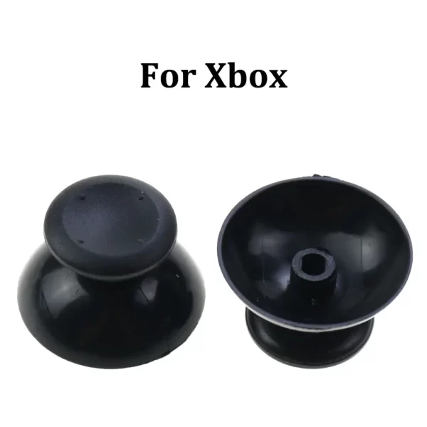 Pack 2 Xbox One Series Controller Extra Joystick Thumbstick Joystick Caps Replacement, for Sony PS5 PS4 PS3 PS2 Xbox 360 Elite Nintendo Switch Pro Gamecube Controllers, Black Analog Thumb Stick Mushroom Hat Accessories - Image 5