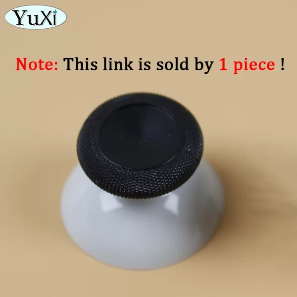 New Wii U GamePad GameCube Controller Thumbstick Replacement Grey Joy Stick Cap, for Sony PS5 PS4 PS3 Xbox 360 One Series X/S Controllers, NonSlip 3D Analog Joystick Button Cover Mushroom Hat Topper pare Parts Accessories - Image 2