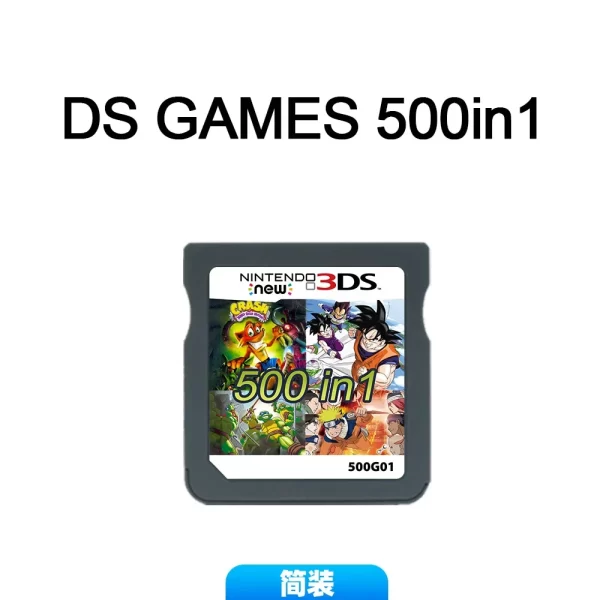 NDS 3DS Game Cartridge Card with Case, 4300 500 468 208 23 in 1 Classic Retro Nostalgic Games Collection Pack US EU New English Version, for Nintendo DS DSi NDSi 2DS 3DS New 3DS XL LL 3DSXL 3DSLL Handheld Consoles Accessories - Image 5