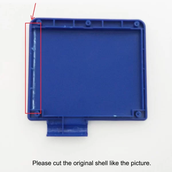 GBA SP IPS V2 LCD Mod Kit High Brightness Screen with Backlight + Clear Multi-Color Pre-Cut Housing Case Shell Full Set, for GameBoy Advance SP Console AGS-001 & 101, Glass Lens Ultra-high Contrast Display 178 Degree viewing Angle - Image 5