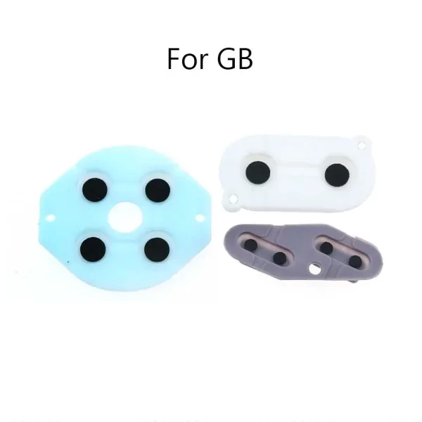 New GBA SP GBC GBP GBM GB Button Conductive Rubber Pads D-Pad Silicone Membranes Replacement, for Gameboy Color Pocket Micro Advance Sony PS5 PS4 PS3 PS2 Xbox 360 One Elite Series S/X Controller Spare Parts Accessories - Image 3