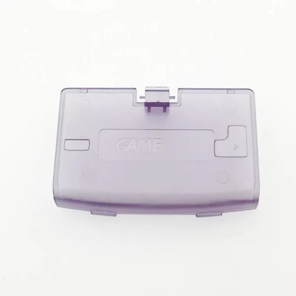 Multi-Color GBA Extra Battery Door Back Cover Replacement, for Nintendo Gameboy Advance Original Game Console, High Quality Plastic Colorful Clear Housing Shell Rear Lid Covers with Logo Spare Parts Accessories - Image 3