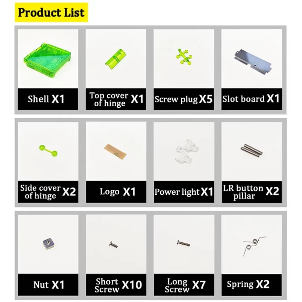 New GBA SP Laminated Screen V4 LCD Mod Kit +Customized Housing Case Shell Sets Replacement, for Nintendo GameBoy Advance SP AGS-101 001, 3.1" Large Adjustable High-Brightness Display Upgrade Original Shells No Cutting Accessories - Image 3