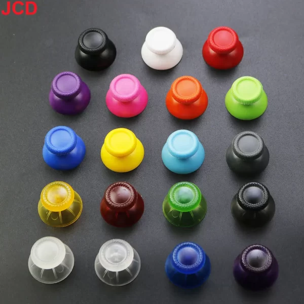 New PS5 Controller Extra Colorful ThumbStick Replacement Clear Nonslip Joystick Cover, for Sony PlayStation 5 DualSense Controllers, 3D Rocker Thumb Stick Mushroom Hat Cap Cover Shell pare Parts Accessories - Image 4
