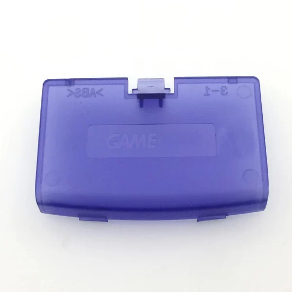 Multi-Color GBA Extra Battery Door Back Cover Replacement, for Nintendo Gameboy Advance Original Game Console, High Quality Plastic Colorful Clear Housing Shell Rear Lid Covers with Logo Spare Parts Accessories - Image 2