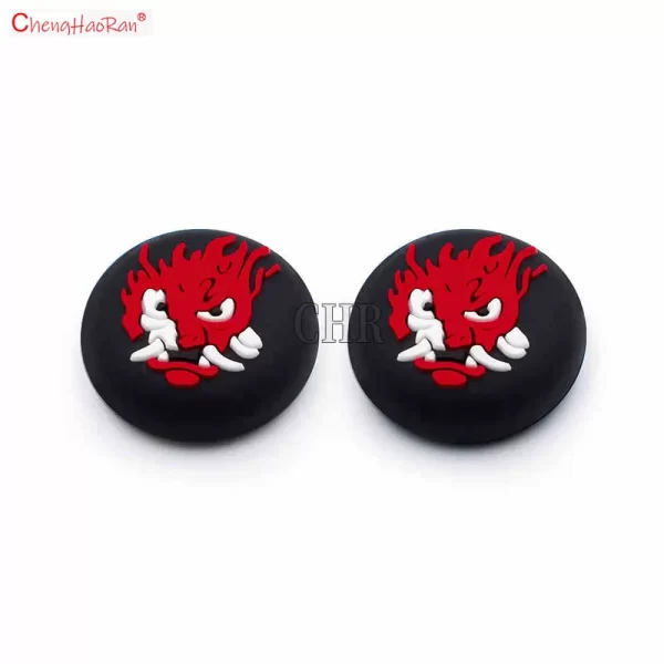 Super Cool PS5 PS4 PS3 ThumbStick Grip Super Cool Emblem Silicone JoyStick Cover Pack 2, for Sony PlayStation 3 4 5 Xbox 360 One Series X/S NS Switch Pro Controllers, Soft Rubber Joy Stick Nonslip Protective Cap Accessories - Image 4