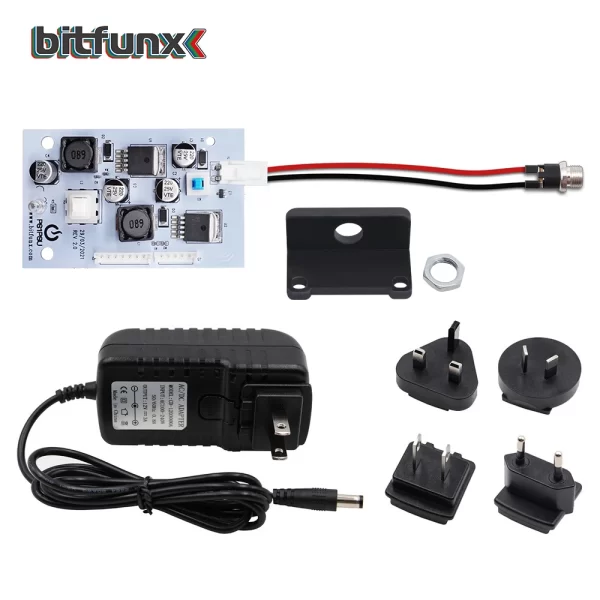 New PS1 Internal Power Supply Unit 12V Power Board Module Replacement, for Sony Playstation 1 One Fat Video Game Console, 100v-220v Original PSU with AC to DC Adapter + US/EU/UK Plug Spare Parts Accessories