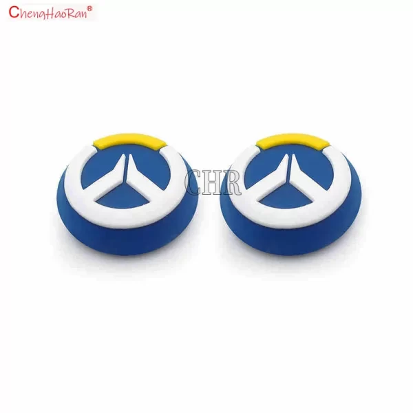 Super Cool PS5 PS4 PS3 ThumbStick Grip Super Cool Emblem Silicone JoyStick Cover Pack 2, for Sony PlayStation 3 4 5 Xbox 360 One Series X/S NS Switch Pro Controllers, Soft Rubber Joy Stick Nonslip Protective Cap Accessories - Image 3