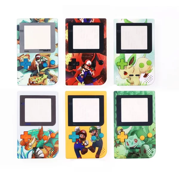 Customized GBP Extra Housing Case Shells Replacement Multi Patterns, for Nintendo Gameboy Pocket Original Game Console, DIY UV Printing Colorful Outer Enclosure + Buttons / Screen Lens / Rubber Pads / Embroidery Label / Tools - Image 4