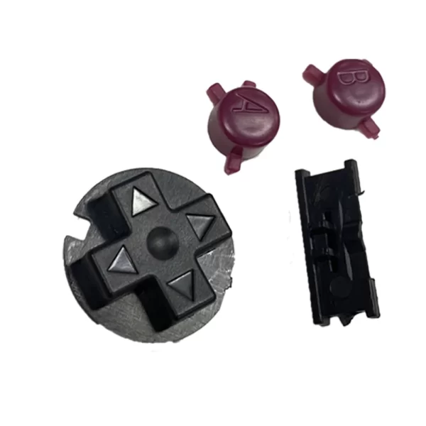 New GBC Extra Buttons Full Set Replacement 16 Colors Available, for Nintendo Gameboy Color Handheld Game Console, DIY Colorful Clear A B D-Pad Power On / Off Key Button Spare Parts Accessories - Image 3