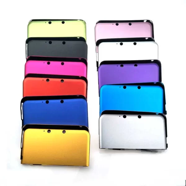 Best 3DSXL Aluminium Protective Case Metal Top / Bottom Cover Plates, for Old Nintendo 3DS XL / LL 3DSLL Handheld Game Console, Multi-Color Anti-Scratch Impact-Resistance Alloy Outer Housing Shell Protector High Quality Accessories - Image 5