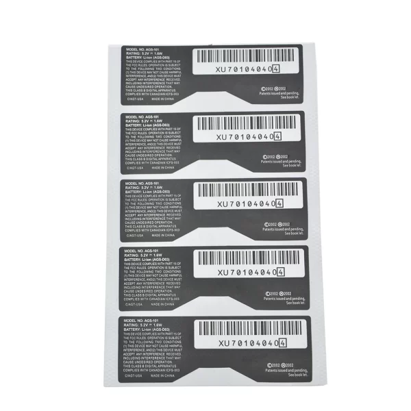 New Gameboy Sticker Label Housing Shell Outer Shell Warranty Stickers Replacement, for Sony PS5 PS4 GBA AH AJ GBC GBP GBA SP AGS-001 101 JP US Version Game Consoles, DIY Housing Case Labels Accessories - Image 2