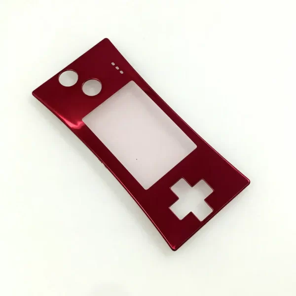 New GBM Extra Faceplate Replacement 6 Colors Available, for Nintendo Gameboy Micro Handheld Game Console, Chrome Finished Front Panel Top Cover Plate Shell w/ Screen Protector Spare Parts - Image 3