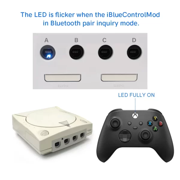 Sega Dreamcast Bluetooth Controller Adapter Internal Wireless Chip Module Mod Kit Replacement for DC PS3 PS4 PS5 Nintendo Switch Wii U Joy-con Xbox One Series S/X Wireless & Wired Controllers Accessories - Image 4