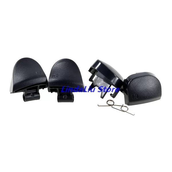 PS5 Controller V1 V2 V3 Trigger Replacement L1 R1 L2 R2 Button + Springs Kit, for Sony PlayStation 5 BDM-010 BDM-020 BDM-030 Wireless Controllers, Black Left / Right Shoulder Buttons Triggers Repair Spare Parts - Image 5