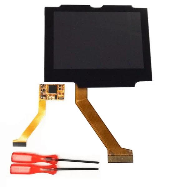 GBA SP IPS V2 LCD Mod Kit High Brightness Screen with Backlight + Clear Multi-Color Pre-Cut Housing Case Shell Full Set, for GameBoy Advance SP Console AGS-001 & 101, Glass Lens Ultra-high Contrast Display 178 Degree viewing Angle - Image 6