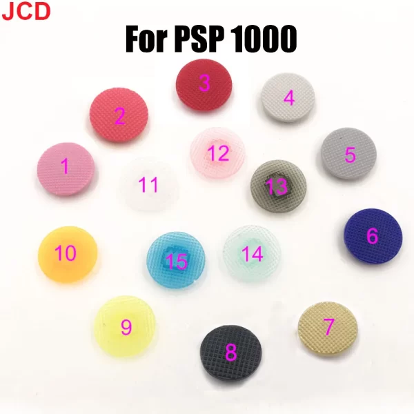 New PSP 1000 Analog Joystick Cap Non-Slip Button Replacement, for Sony PlayStation Portable 1000 PSP1000 Fat Handheld Game Console, Multi-Color Thumb Stick Cover Mushroom Hat Topper Spare Parts Accessories