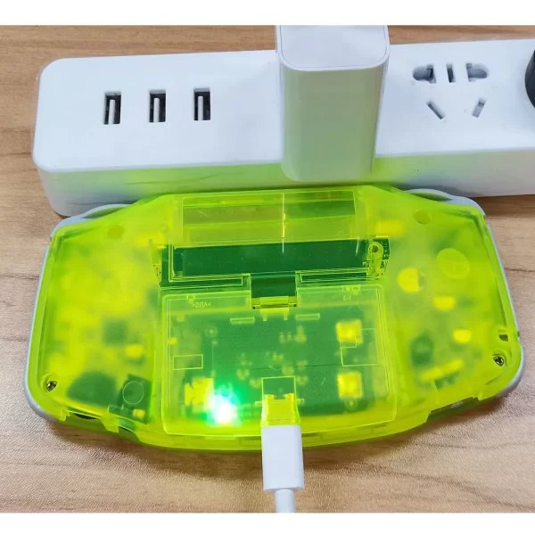 GameBoy Advance GBA 3.0 Inch V5 Laminated LCD Drop in Backlight Screen Mod Kit + Customized Housing Shell Set + 1800mah Rechargable USB-C Rechargable Lithium Battery, OSD Menu 720x480 HD Display 178 Degree Replacement Parts - Image 4