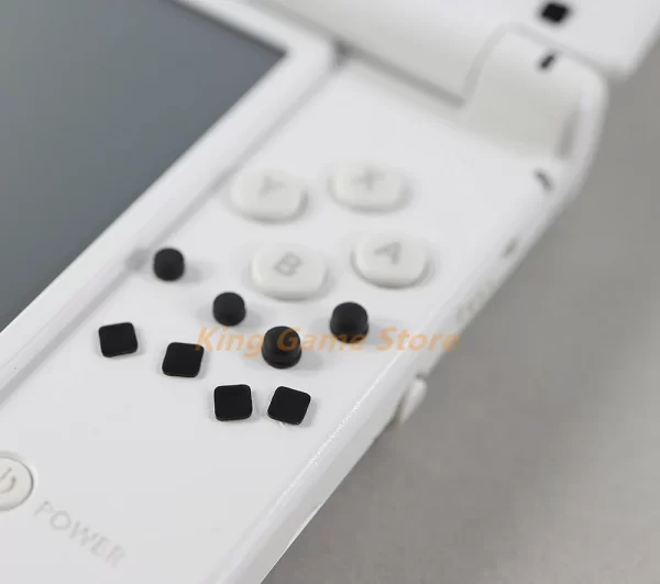 3DSXL Rubber Dust Plug 8 PCS Full Set, for Old Nintendo 3DS XL / LL 3DSLL Handheld Game Console, Upper / Lower Screw Hole Dustproof Feet Protective Dust Stopper Cover Multi Colors Available Accessories - Image 3