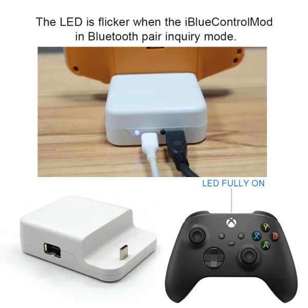 GameBoy Advance HDMI Bluetooth Converter Docking Station, GBA Switch V2 IPS Screen Playing Games on TV 720P Dock, Supports Wireless Controllers PS3 PS4 PS5 Xbox One S Series XS Wii U Nintendo Switch Pro Joy-Con SNES NES Mini - Image 6