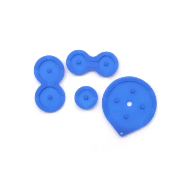 New GBA SP Buttons Conductive Rubber Pads Silicone Membranes Replacement, for Nintendo Gameboy Advance SP Original / Refurbished / Modded Console, Multi-Color Silicon A B D-Pad Keypad Conducting Mat Spare Parts Accessories - Image 5