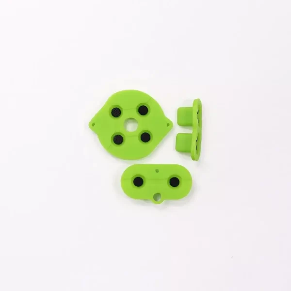 New GBP Buttons Conductive Rubber Pads Silicone Membranes Replacement, for Nintendo Gameboy Pocket Handheld Game Console, Purple Blue Green Pink Orange Silicon A B D-Pad Keypad Conducting Mat Spare Parts Accessories - Image 4