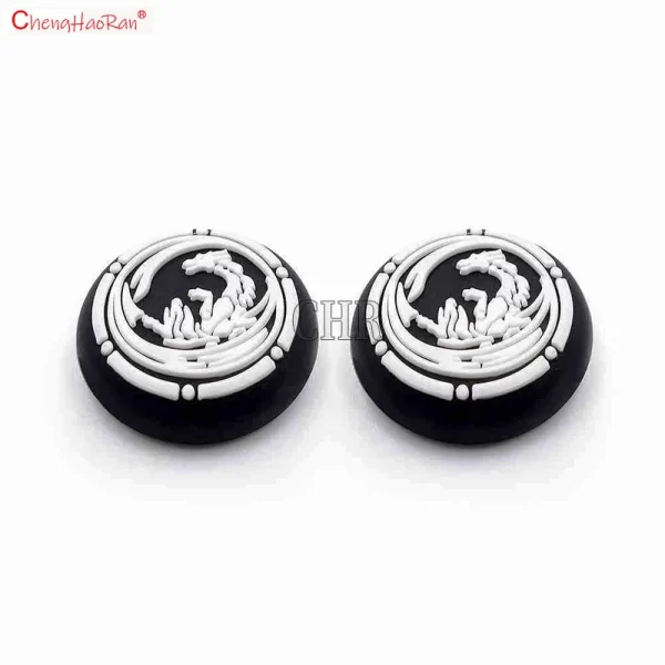 Super Cool PS5 PS4 PS3 ThumbStick Grip Super Cool Emblem Silicone JoyStick Cover Pack 2, for Sony PlayStation 3 4 5 Xbox 360 One Series X/S NS Switch Pro Controllers, Soft Rubber Joy Stick Nonslip Protective Cap Accessories - Image 2