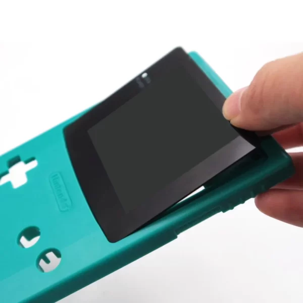 GBC IPS Q5 Laminated LCD Screen Mod Kit + Customized Pre-Cut Housing Case Shells Set + 1500mAh Rechargeable Lithium Battery Pack w/ Glass Lens, High Brightness 20 Level Desaturation Adjustable Desaturation OSD Menu Full Set - Image 2